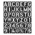 Buchstabenschablone