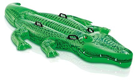 Intex Giant Gator Ride-On - Aufblasbarer Reittier - 203 x 114 cm