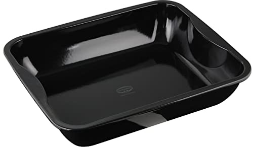 Dr. Oetker Maxi Bräter Emaille BACK-IDEE KREATIV, Familien-Bratform für Braten, Hähnchen und Gemüse mit Quarz-Emaille-Beschichtung, Menge: 1 Stück