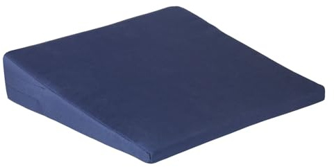 Keilkissen - Keilkissen Stuhl - keilkissen Auto - Sitzkissen - Sitzkeilkissen - mit abnehmbaren bezug, Polyester, Farbe: Marineblau