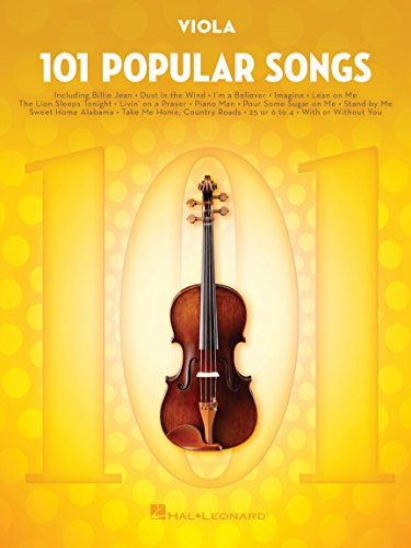 101 Popular Songs - Viola (Instrumental Folio): Noten, Sammelband für Viola