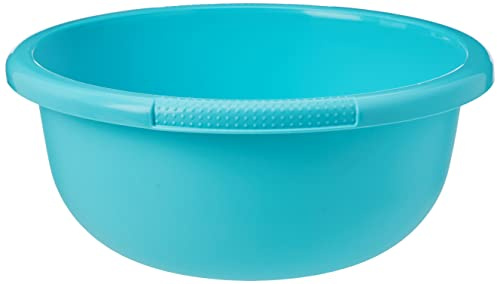 Curver 228034 Waschschüssel, rund, 6,3 l, Kunststoff, türkis, 32 x 32 x 14 cm
