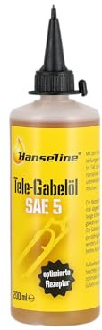 Hanseline Gabelöl 200 ml Plastikflasche Spitze mit Kappe an Halteband