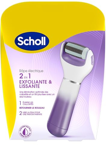 Scholl Velvet Smooth - Express Pedi elektrischer Hornhautextraktor mit extra starker Rolle für präzise Ergebnisse