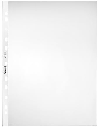 Herlitz 5824008 Prospekthülle ,A4, glasklar, Stärke: 0,06 mm, 100 Stück