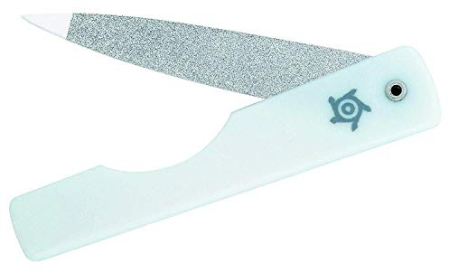 Pfeilring Saphir Klappnagelfeile, 11.5 cm, weiss