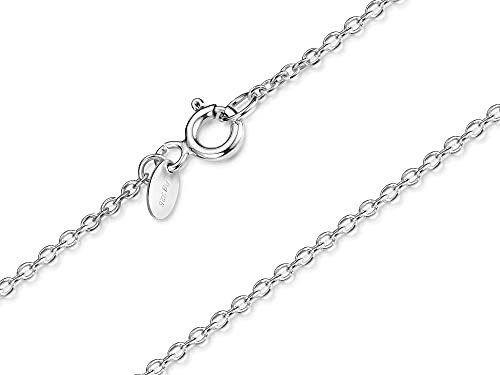 Erbskette, Silberkette - 1,3mm Breite - Länge wählbar 38cm-100cm - echt 925 Silber