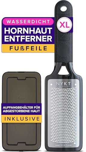 ULTIMATIVE Hornhautfeile Hornhautentferner Für Fußpflege (Groß) MEGAFILE Hornhauthobel Für Hornhaut Entfernen Fuß - Hornhautraspel Für Hornhautentferner Starke Hornhaut Tote Haut Fuß Schaber