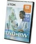 TDK DVD+RW 4.7 GB Video-Box 4X DVD-Rohlinge