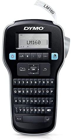 DYMO LabelManager 160 Tragbares Beschriftungsgerät | Etikettiergerät mit QWERTZ Tastatur | Einfache Textbearbeitung
