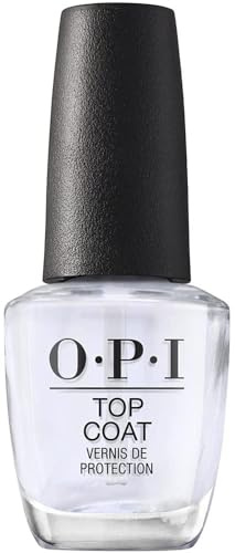 OPI Nail Lacquer Top Coat – Überlack mit Hochglanz-Finish – verlängert die Haltbarkeit von Nagellack – mit extra breitem ProWide Pinsel für einen perfekten Auftrag