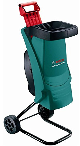 Bosch AXT Rapid 2200 Häcksler (zum leistungsstarken Häckseln von Gartenabfällen; kraftvoller 2200-W-Motor)