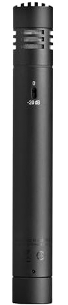 AKG P170 Hochleistungs-Instrumenten-Kondensatormikrofon, Robustes Ganzmetallgehäuse, vielseitiges Design, schaltbares Dämpfungsglied - Schwarz