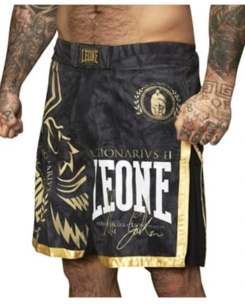 LEONE 1947, Legionarivs II MMA-Shorts, Unisex-Erwachsene, Schwarz, XL, AB790