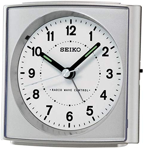 Seiko Funkwecker Silber Kunststoff QHR022S