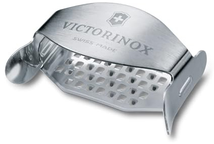 Victorinox Käsereibe, Kompakt, mit Feiner Schneide, Metallgriff, Swiss Made, Spülmaschinenfest