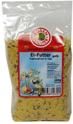 Mühlan 8X Eifutter gelb 250g, für Kanarien und Exoten, Vogelfutter