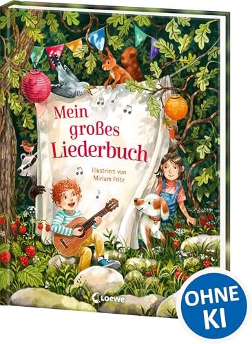Mein großes Liederbuch: Wunderschön illustriertes Liederbuch für Kinder ab 2 Jahren und die ganze Familie - Das Hausbuch der 111 schönsten Kinderlieder - Mit Notensätzen und Gitarrengriffen