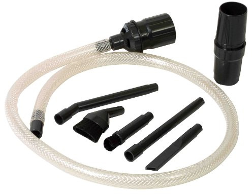Menalux D18N Mikrodüsenset (Zubehör, Düsen für Detailreinigung, 7-teiliges Set, Adapter, Aufbewahrungsbox, flexibel einsetzbar, Staubsaugerdüse, passend für Staubsaugertypen mit 32/35 mm, schwarz)