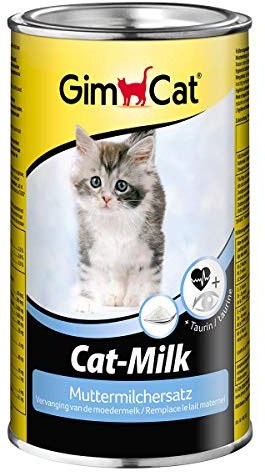 GimCat Cat-Milk Muttermilchersatz - Vitaminreiche Katzenmilch mit Taurin und Calcium - 1 Dose (1 x 200 g)