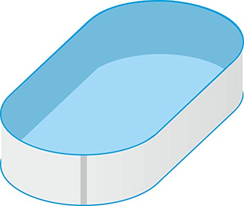 Trendpool Basis Set Pool Schwimmbecken Ovalpool 6,23 x 3,60 x 1,50m IH 0,8mm