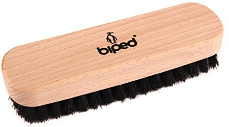 biped Buchenholz Schuhbürste mit Naturborsten - für die Reinigung oder Politur z2345(dunkel)
