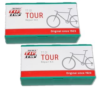 Rema Tip-TOP TT01/05-7-teilig - Fahrrad Flickzeug Reparaturset (2 x TT01)