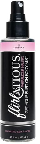 Sensuva Flirtatious Pheromone Body Mist Spray Körperspray Vanille 125 ml