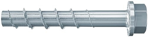 fischer UltraCut FBS II 8x80 30/15 US TX Sechskant, leistungsstarke Betonschraube für den Innenbereich, zur sicheren Befestigung in Beton & Mauerwerk, galvanisch verzinkt, 50 Stk.
