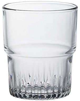 Duralex 1014AB06A0111 Empilable Trinkglas, Wasserglas, Saftglas, 200ml, Glas, transparent, 6 Stück
