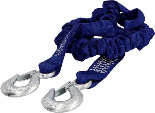 Unitec 73515 Abschleppseil-Elastisch, XXL, Red