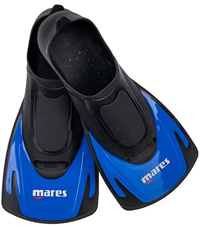 Mares Hermes – Kurzflossen vielseitig Unisex für Schwimmen und Tauchen, Bequeme und leichte Schwimmflossen mit offenem Fußteil
