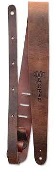 C.F. Martin 18A0065 Gitarrengurt aus Leder, 5,4 cm, Braun