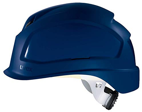 Uvex Pheos B-S-WR Schutzhelm - Belüfteter Arbeitshelm für die Baustelle - Blau Blau