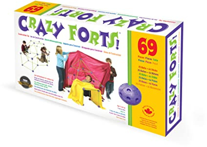Crazy Forts Röhrenbaukasten, Violett, 69-teilig