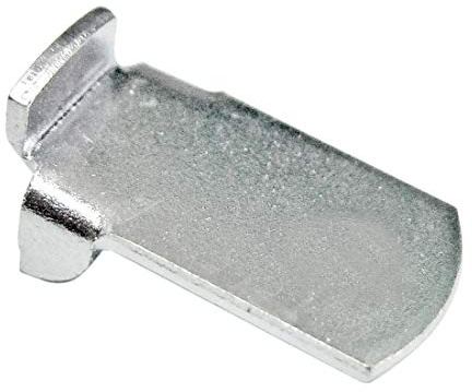 HKB® Bodenträger Tablarträger Vari 11 mm für 16 mm breite Schienen | Maße von 25 x 15 x 7 mm, Regal-Bodenträger, chromatisiert, 10 Stück, Made in Germany