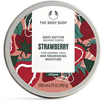 The Body Shop Erdbeer-Körperbutter für Normale Haut, 200 ml