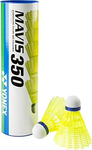 Yonex Mavis 350 Badmintonshuttle, Schachtel mit 6 Stücken