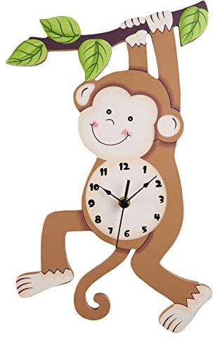 Wanduhr Kinder Holz Schlafzimmer Sunny Safari Fantasy Fields Kids TD-0081AR
