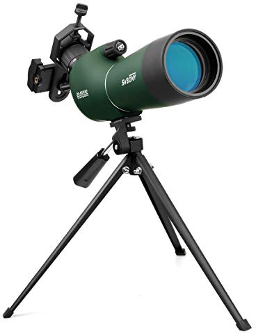 Svbony SV28 20-60x60 Spektiv Sportschützen, HD BAK4 Prisma FMC, Spektive mit Stativ Handy Adapter Tragetasche, Wasserdicht für Zielschießen, Naturbeobachtungen, Reisen, Vogelbeobachtung, Wildtiere