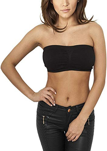 Urban Classics Ladies Pads Bandeau Frauen Bandeau weiß Basics, Streetwear