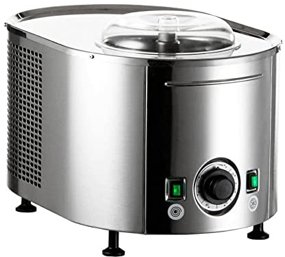 Musso Mini Lussino 4080 Eiscreme-Maschine | 0,75l Eiscreme in 30min | Italienische Eiscreme-Maschine für Zuhause | Vegane oder zuckerfreie Eiscreme, Gelato, Sorbet, Slush-Eis | Einfach zu benutzen