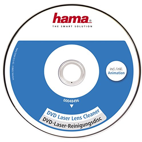 Hama DVD Reinigungsdisc, zur Beseitigung von Schmutz in DVD Laufwerken | Laser-Reinigungs DVD