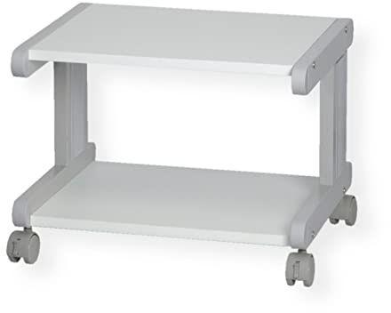 RS PRO Druckerständer, 30kg max.Last, 2 Regale, B. 510mm, H. 380mm, T 440mm Metall