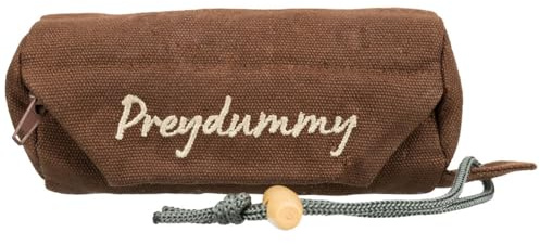 TRIXIE Preydummy - praktisches Hundespielzeug zum Kauen & Jagen - ø 8 × 20 cm braun, Kauspielzeug für Hunde - 32193