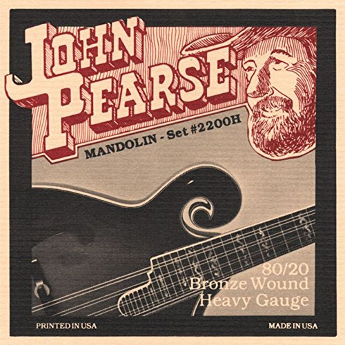 John Pearse 2200H Mandoline 80/20 Bronze, 012/040