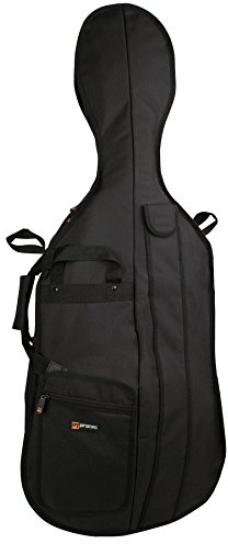 ProTec C310E Cellotasche, für 4/4 Cello, Schwarz