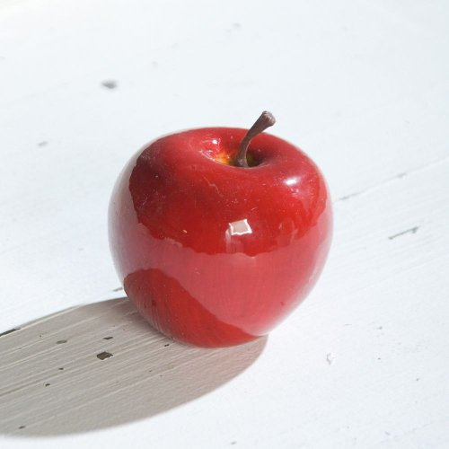DPI Apfel Kunstobst Kunstapfel Äpfel Weihnachten 6,5 cm rot, 4 Stk. in Klarsichtbox