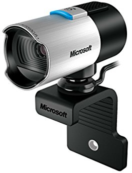 Microsoft Q2F-00015 LifeCam Studio HD Webcam (Skype zertifiziert), 1080p , silber/schwarz
