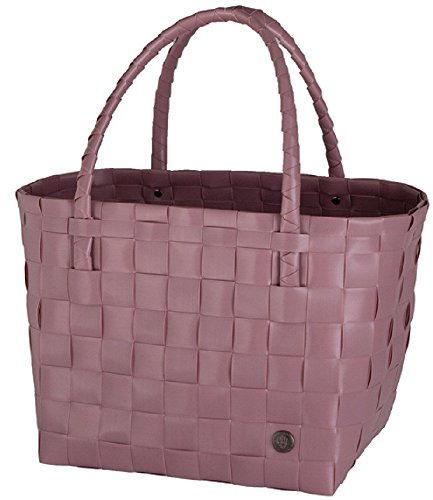 Handed By Handgewebt Paris shopper Tasche, Rosa (Rustic Pink), 27 x 31 x 24 cm